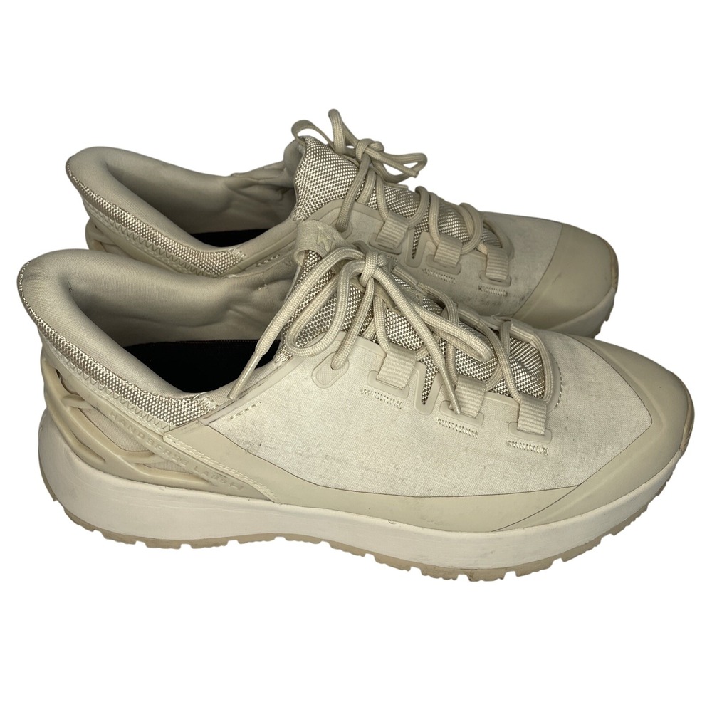 Women's Neutral Cream Lace-Up Sneakers - Comfortable Everyday Style